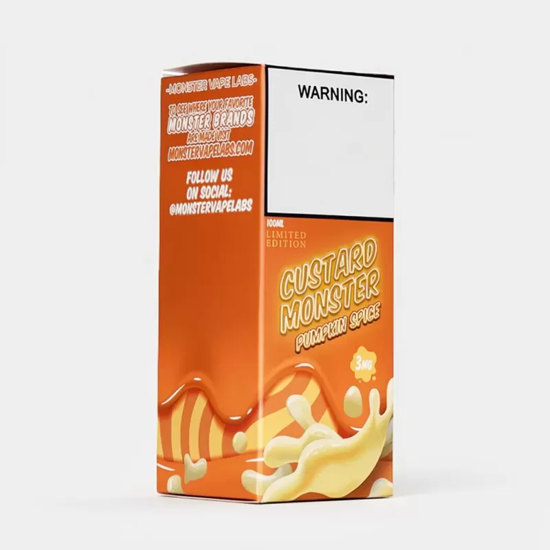 Custard Monster – Pumpkin Spice – 100mL Vape Juice - Vape Product, Vape Product; Vape Product, Vape Product (E394D8) - Image 3