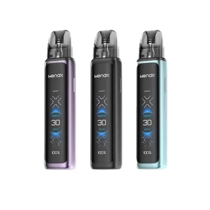 Geek Vape Wenax Q Ultra Pod System - Color#Champagne Gold>Mint Green>Carbon Black>Coastal Blue>Dawn Orange>Frosted Silver>Midnight Purple>Steel Gray (126946)