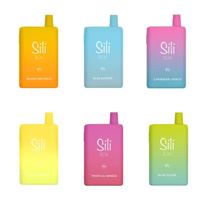 Sili Box Disposable | 6000 Puffs | 16mL *** - Tobacco Menthol