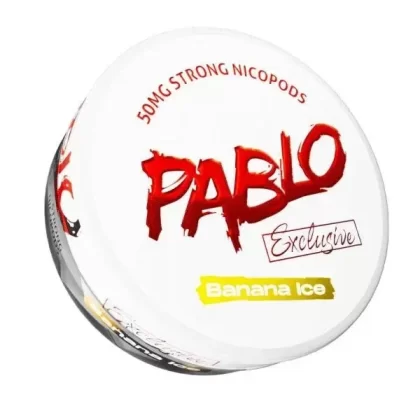 Pablo Exclusive Nicotine Pouches Banana Ice - Ecigdepot