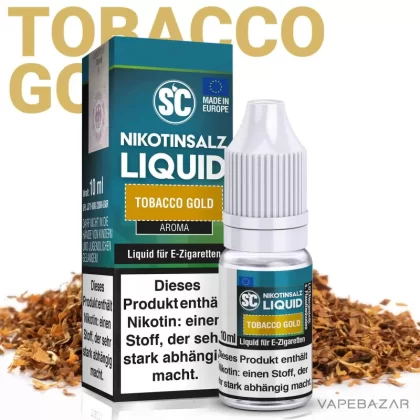SC Salt Liquid – Tobacco Gold - Vapebazar