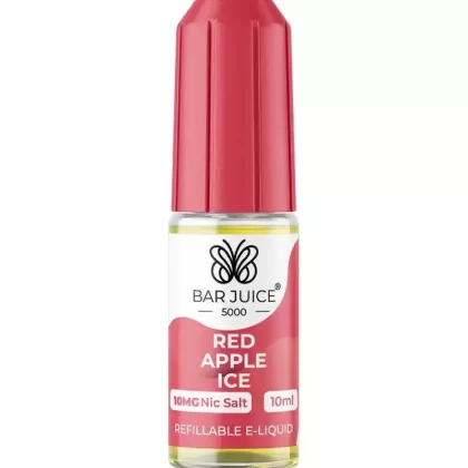 Bar Juice 5000 Red Apple Ice Nic Salt Vape Juice: A Refreshing Treat - 20mg