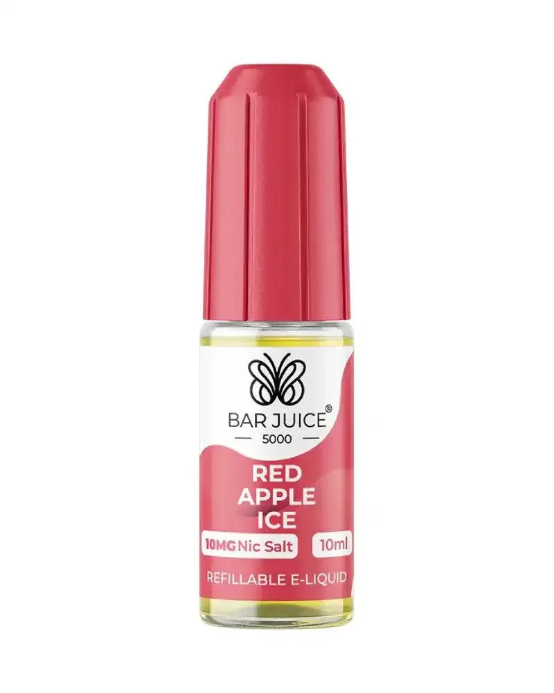 Bar Juice 5000 Red Apple Ice Nic Salt Vape Juice: A Refreshing Treat - 20mg