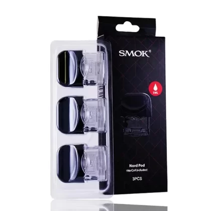 SMOK Nord Replacement Pods – 3-Pack (3ml Capacity) - Vape Store