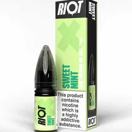 Sweet Mint Nic Salt E-Liquid - Riot X