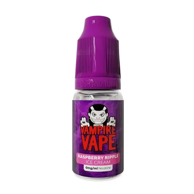 Raspberry Ripple Ice Cream E-Liquid by Vampire Vape (10ml) - 0mg
