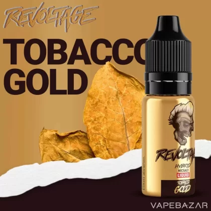 Revoltage Hybrid Nicsalt Liquid – Tobacco Gold - 20mg/ml, 10mg/ml