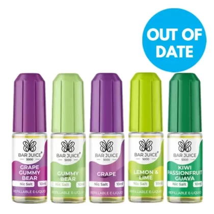 Out Of Date 15mg Bar Juice 5000 Nic Salt E-liquid