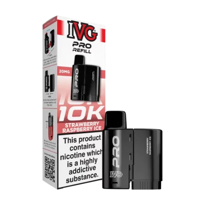 Strawberry Raspberry Ice IVG Pro 12 Refill Pack - 20mg - Vape Product (97F400)
