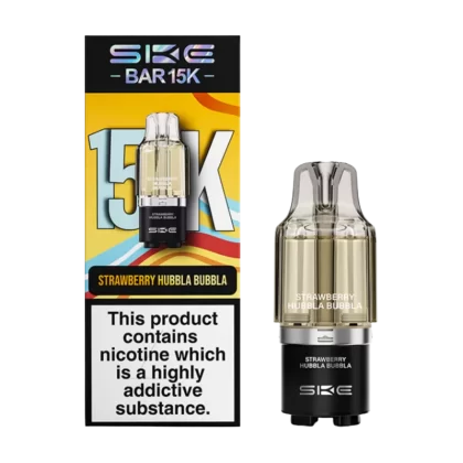 Strawberry Hubbla Bubbla SKE Bar 15K Refill Pack - 20mg - Vape Product (171304)