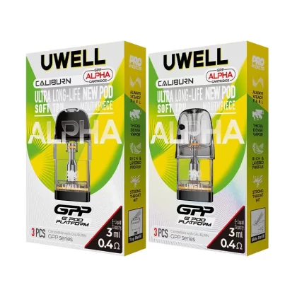 Uwell Caliburn GPP Alpha Pod Cartridge 3ml 3pcs/pack - 0.9ohm