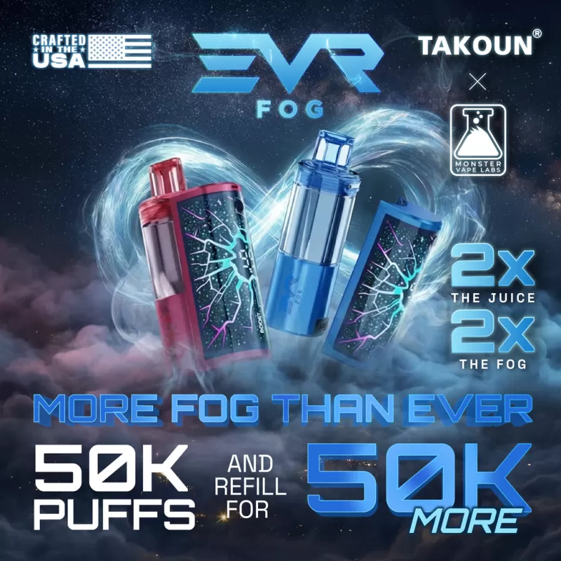 EVRFOG 100K Refillable Disposable KIT - Cherry Slush - Image 2