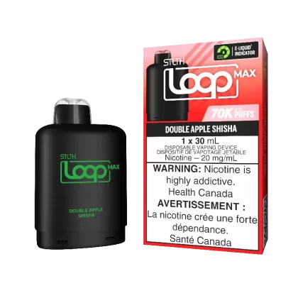 STLTH MAX LOOP – DOUBLE APPLE SHISHA