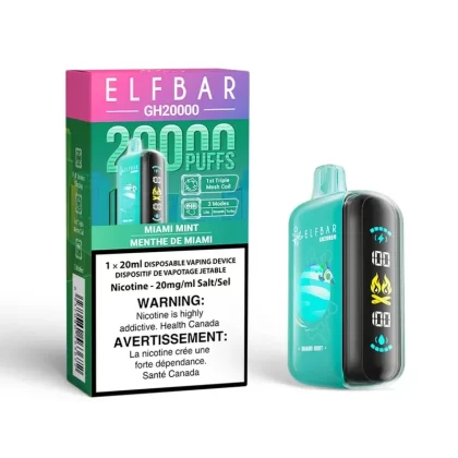 Elf Bar GH20K Miami Mint Disposable Vape