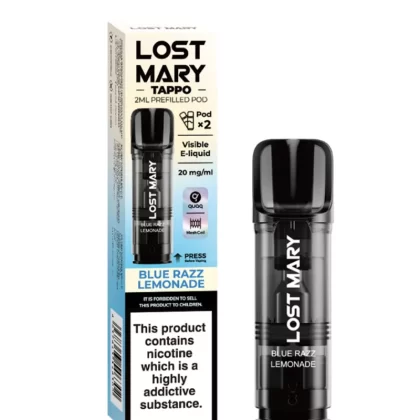 Blue Razz Lemonade Lost Mary Tappo Pods (x2)