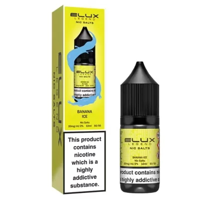 Elux Legend Banana Ice Nic Salt E-Liquid - 20mg
