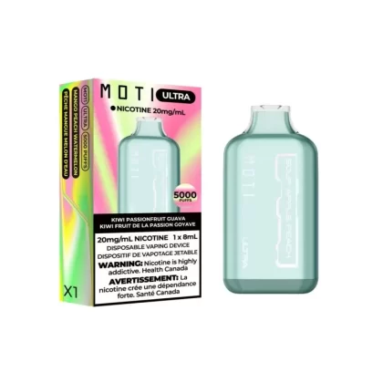 Moti Ultra 5000 Puffs Disposable – Kiwi Passionfruit Guava - Ecigdepot