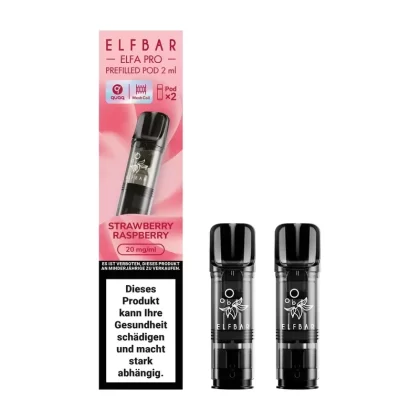 Elf Bar Elfa Pro Pods 20mg – Strawberry Raspberry 2er Pack