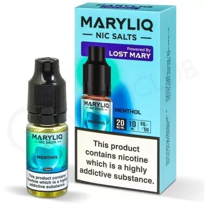 Menthol Nic Salt E-Liquid by Lost Mary Maryliq - Ecigpremium