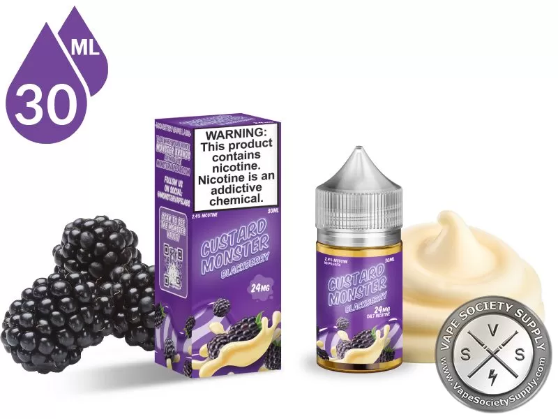 Blackberry Custard Monster Salt 30ml
