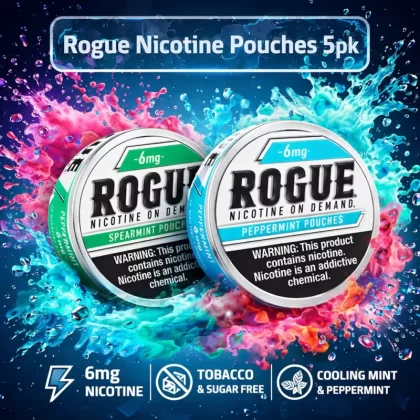 Rogue Nicotine Pouches 5pk - Spearmint