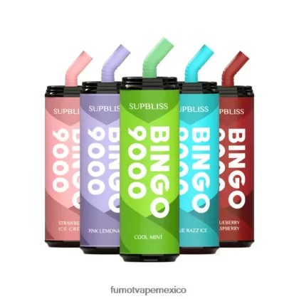 Fumot Supbliss Bingo 9000 bolígrafo vapeador desechable (1 pieza) – 18 ml hielo exuberante H0XPTX471 Fumot Vape México
