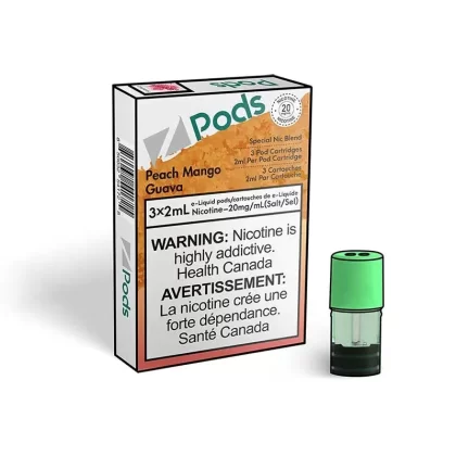 Z Pods Peach Mango Guava 2% Special Nic Blend