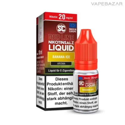 SC Red Line Nikotinsalz Liquid – Banana Ice - 20mg/ml, 10mg/ml