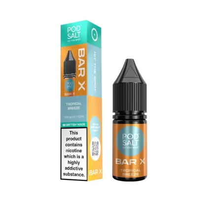 Tropical Breeze Nic Salt E-Liquid by Pod Salt Bar X - 20 mg - High Strength