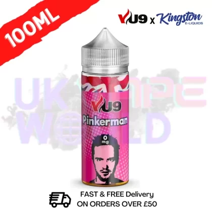 PinkerMan Shortfill Juice 100ML Eliquid – VU9 x Kingston