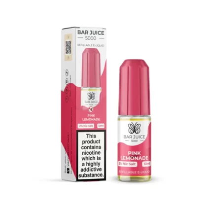 Bar Juice 5000 Salt Nicotine Pink Lemonade 10mg & 20mg Salts - Vape Product, Vape Product