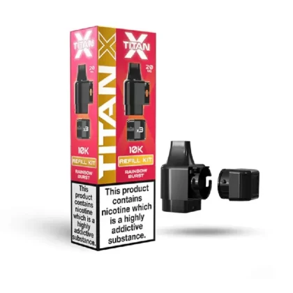 Titan X Prefilled Pod Rainbow Burst - Nicotine Strength#20mg