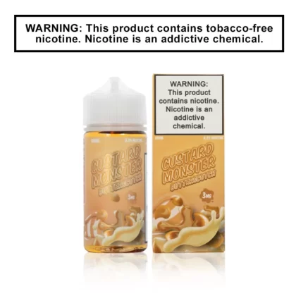 Custard Monster Nicotine E-Liquid – Butterscotch – 100ml
