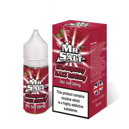 Mr Salt saltnic Strawberry Razz Cherry Vape Juice - 10 Pack - 10mg
