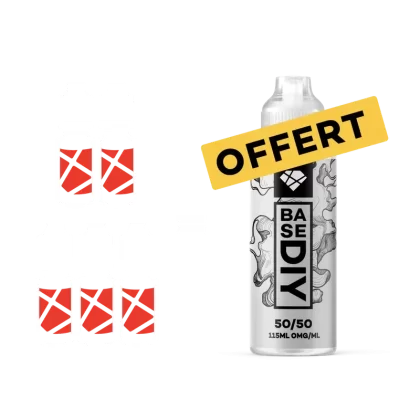 Pack 5 Curiosités + 1x115ml base - Vape Store