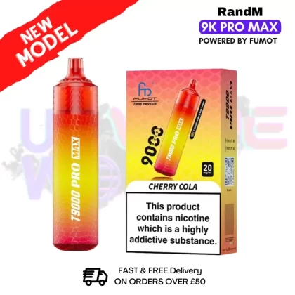 Cherry Cola RandM T9000 Pro Max Pod Kit