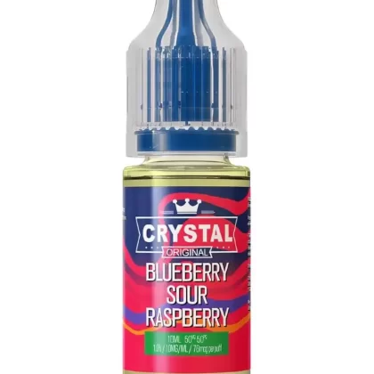 SKE Crystal Blueberry Sour Raspberry Nic Salt Vape Juice - Strength 10mg