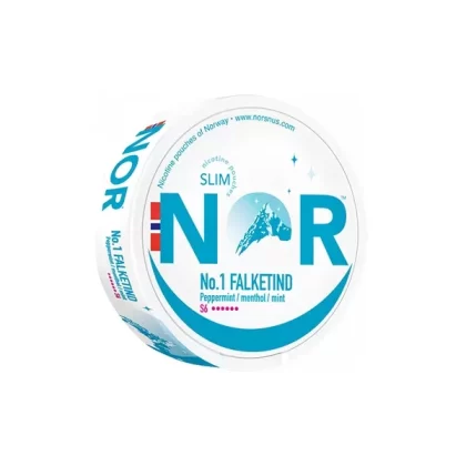 20 mg NOR Slim Falketind Premium-Nikotinbeutel – 20 diskrete Beutel - Ejuicewarehouse