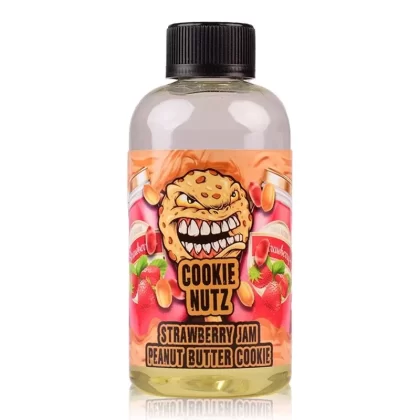Strawberry Jam Peanut Butter Cookie By Cookie Nutz 200ml Shortfill - Ejuicewarehouse