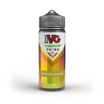 Tropical Ice Blast 100ml Shortfill E-Liquid by IVG