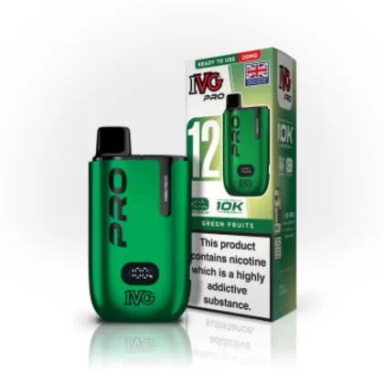 IVG Pro 12 Green Fruits Vape Kit - Strength#20mg