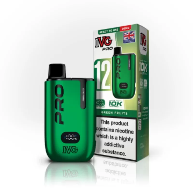 IVG Pro 12 Green Fruits Vape Kit - Strength#20mg