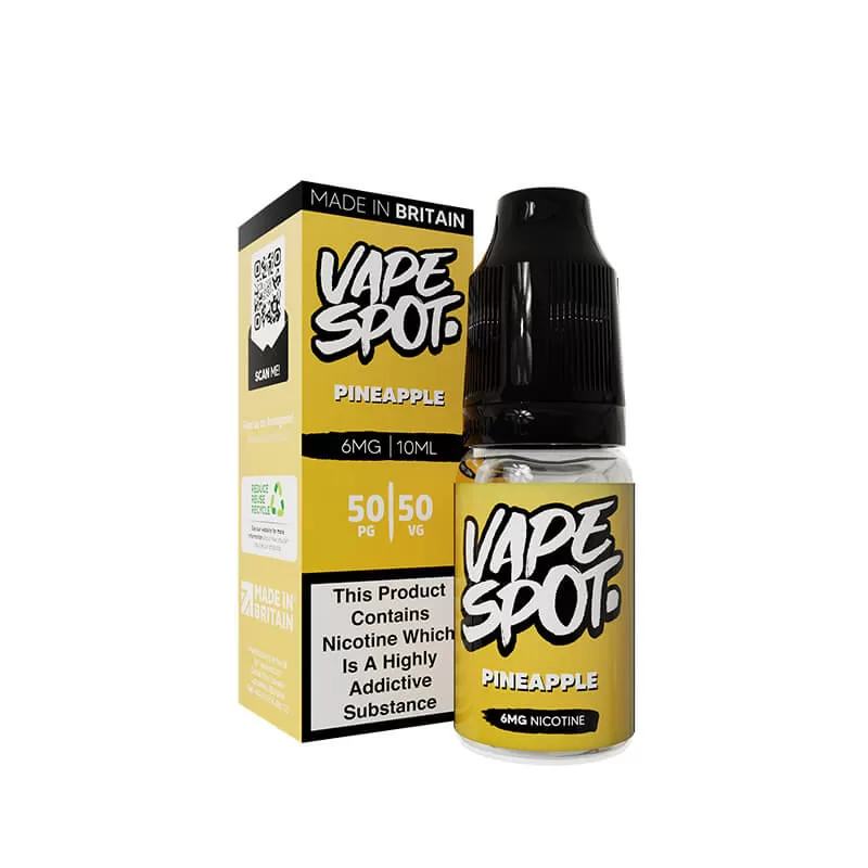 Vape Spot Pineapple E-Liquid 10ml - 6mg