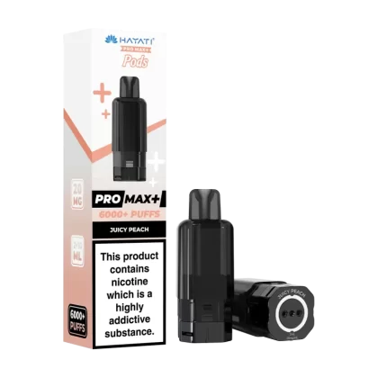 Juicy Peach Hayati Pro Max+ Refill Pack - 10mg - Vape Product