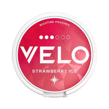 Velo Strawberry Ice Nicotine Pouch - Nicotine Strength#Strong (10mg)