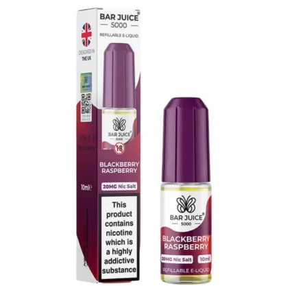 Blackberry Raspberry Nic Salt E-Liquid by Bar Juice 5000 (10ml) - 20mg
