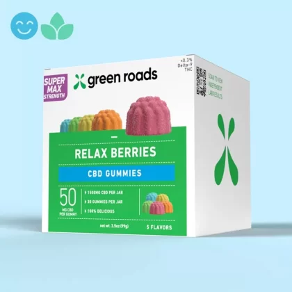 Super Max Strength CBD Relax Berries – (30ct) 1,500mg