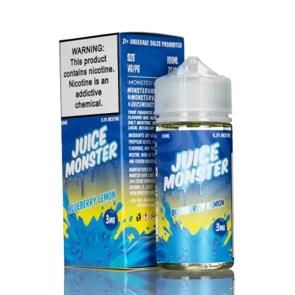 Juice Monster - Blueberry Lemon - 100mL - 6mg