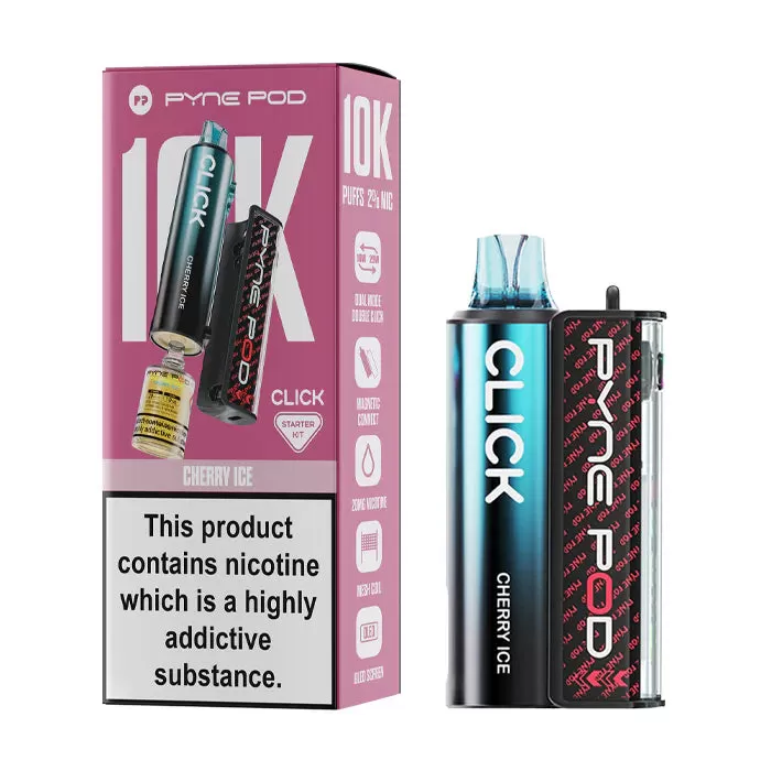 Box of 5 - Pyne Pod Click 10K Prefilled Pod Vape - Watermelon Ice
