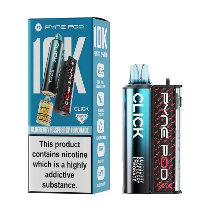 Box of 5 - Pyne Pod Click 10K Prefilled Pod Vape - Watermelon Ice - Image 3